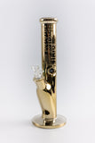 No Label Glass Circuit Board Electroplated Straight Bong
