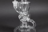 No Label Glass FTK Recycler Dab Rig