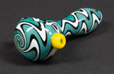 No Label Glass Wig Wag Hand Pipe