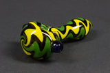 No Label Glass Wig Wag Hand Pipe