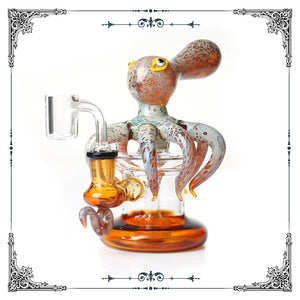No Label Glass Octopus Dab Rig